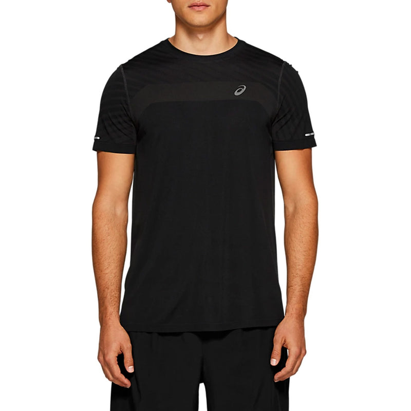 Asics Seamless Texture Mens Running T-Shirt