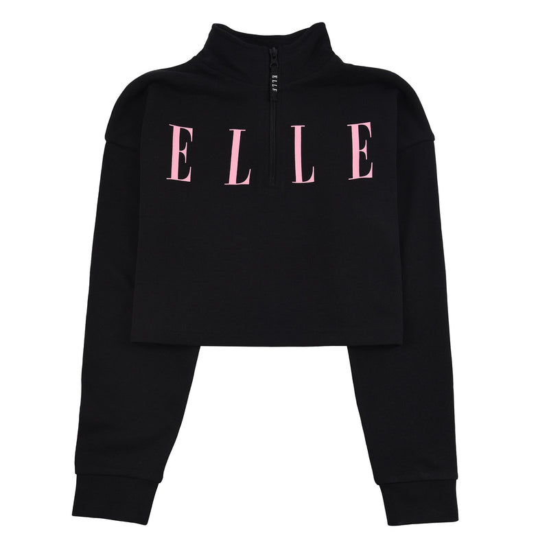 Elle Girls Oversized 1/4 Zip Sweatshirt
