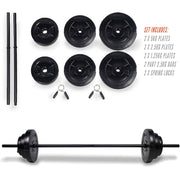 Phoenix Fitness Vinyl Barbell Set 20kg